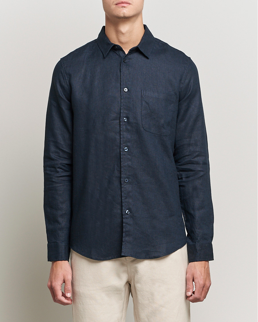 Herren | Hemden | Samsøe Samsøe | Samsøe & Samsøe Liam Linen Shirt Salute