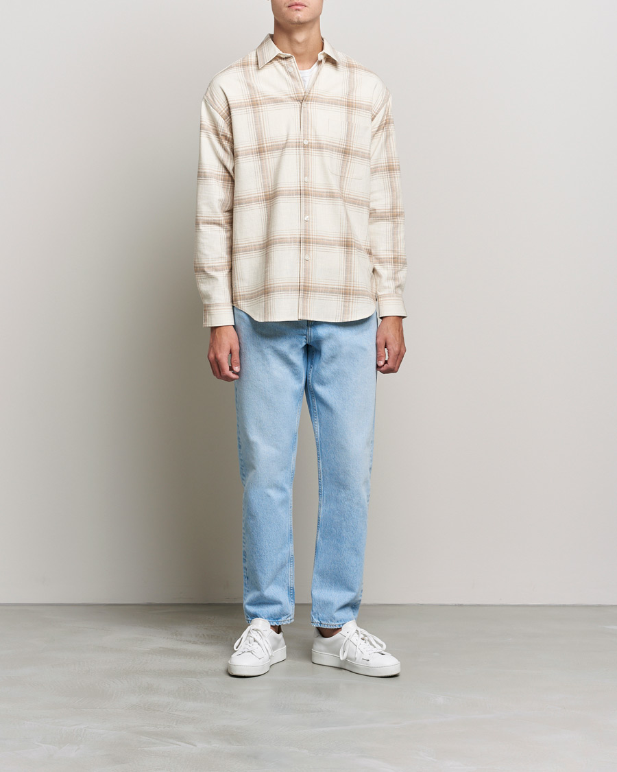 Herren | Hemden | Samsøe Samsøe | Samsøe & Samsøe Luan Recycled Cotton Shirt Oatmeal