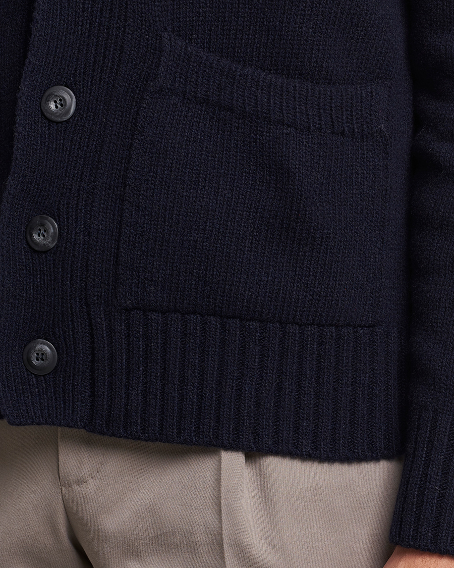 Herren | Pullover | Altea | Shawl Collar Cardigan Navy
