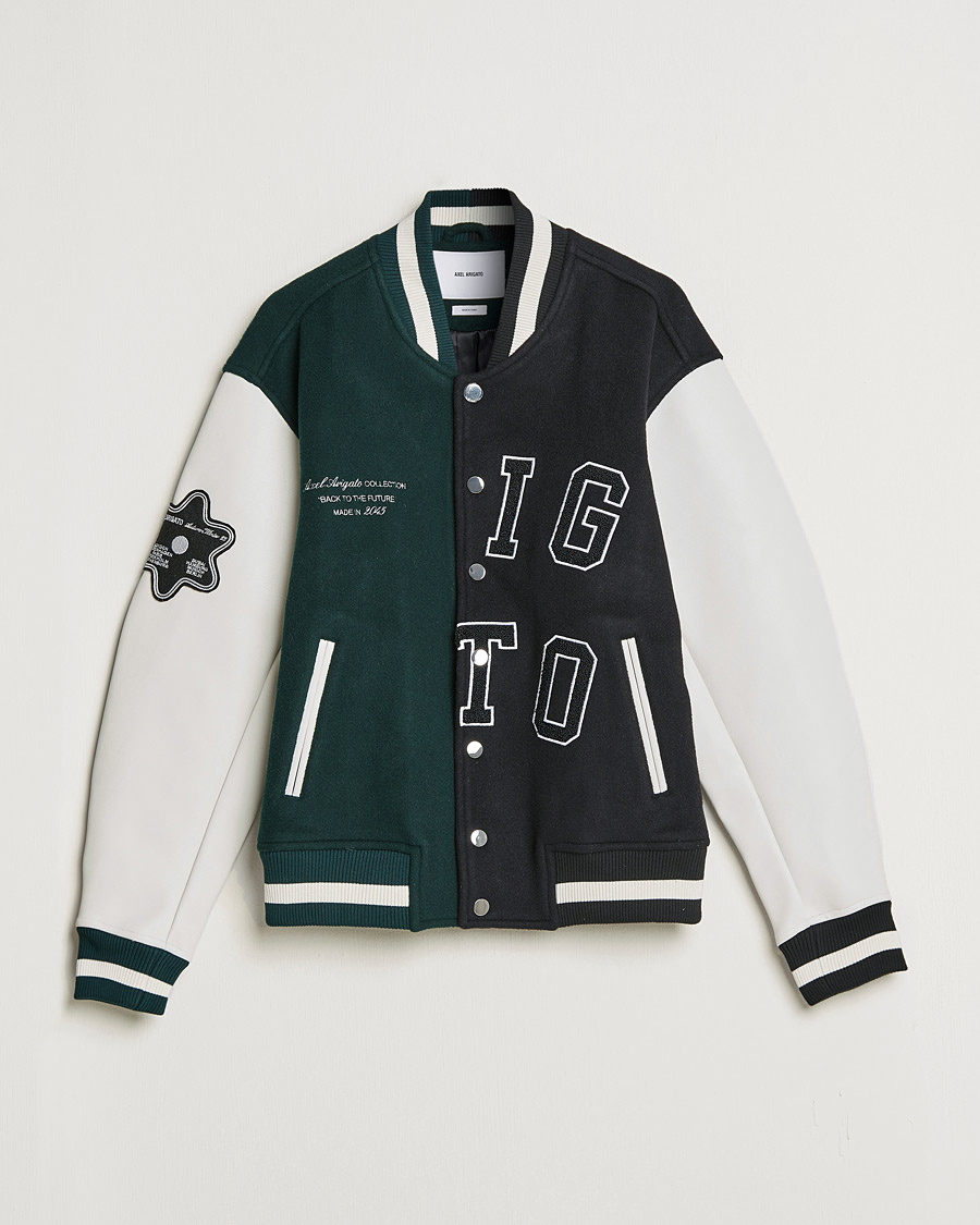 Herren | Jacken | Axel Arigato | Offense Varsity Jacket College Green/Black