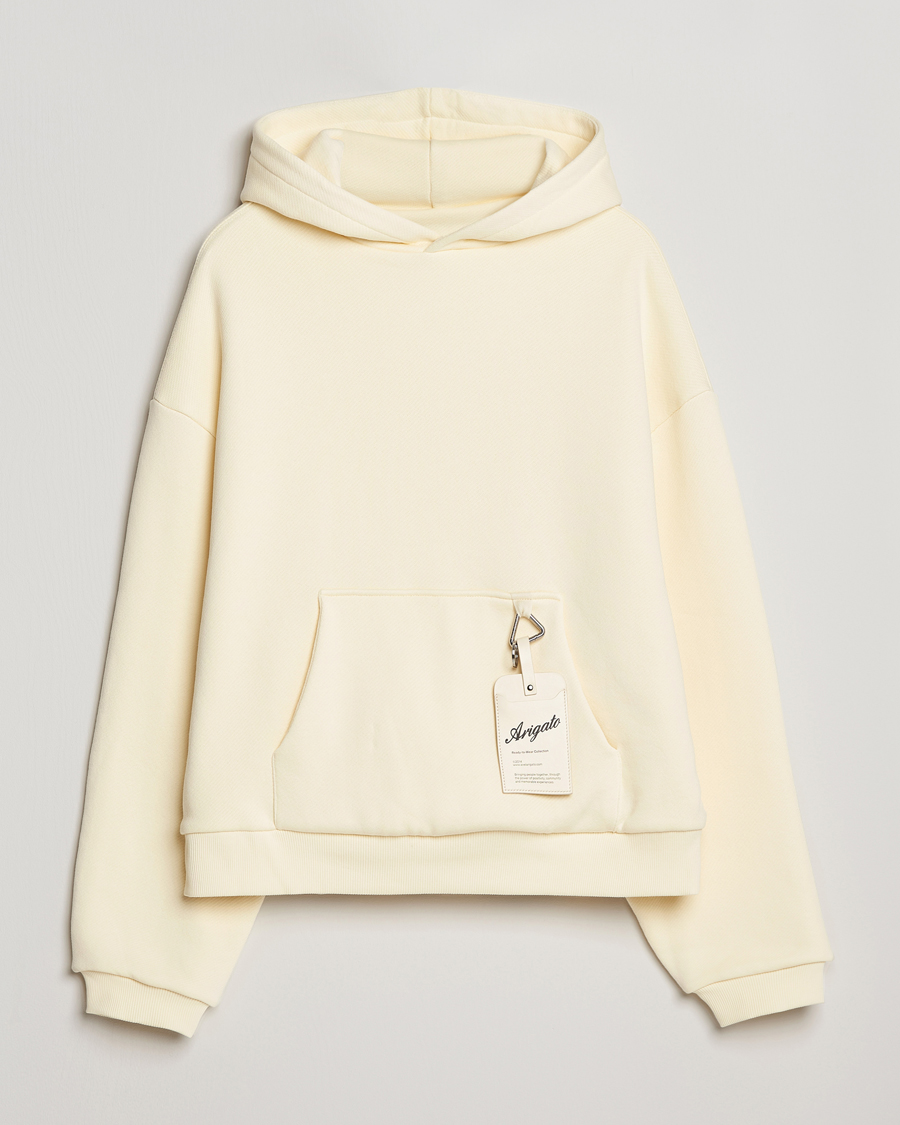 Herren | Pullover | Axel Arigato | Title Hoodie Pale Yellow