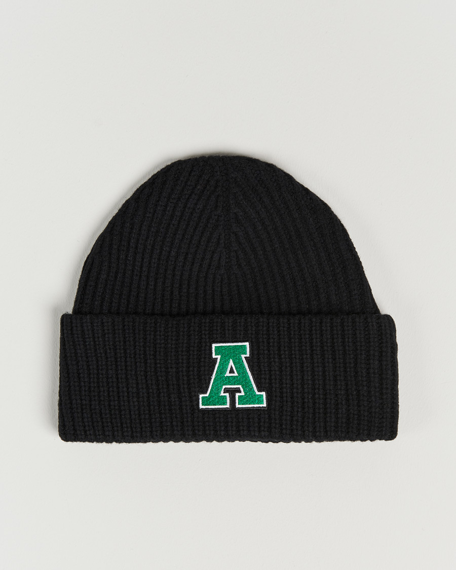 Herren | Axel Arigato Varsity Beanie Black | Axel Arigato | Varsity Beanie Black