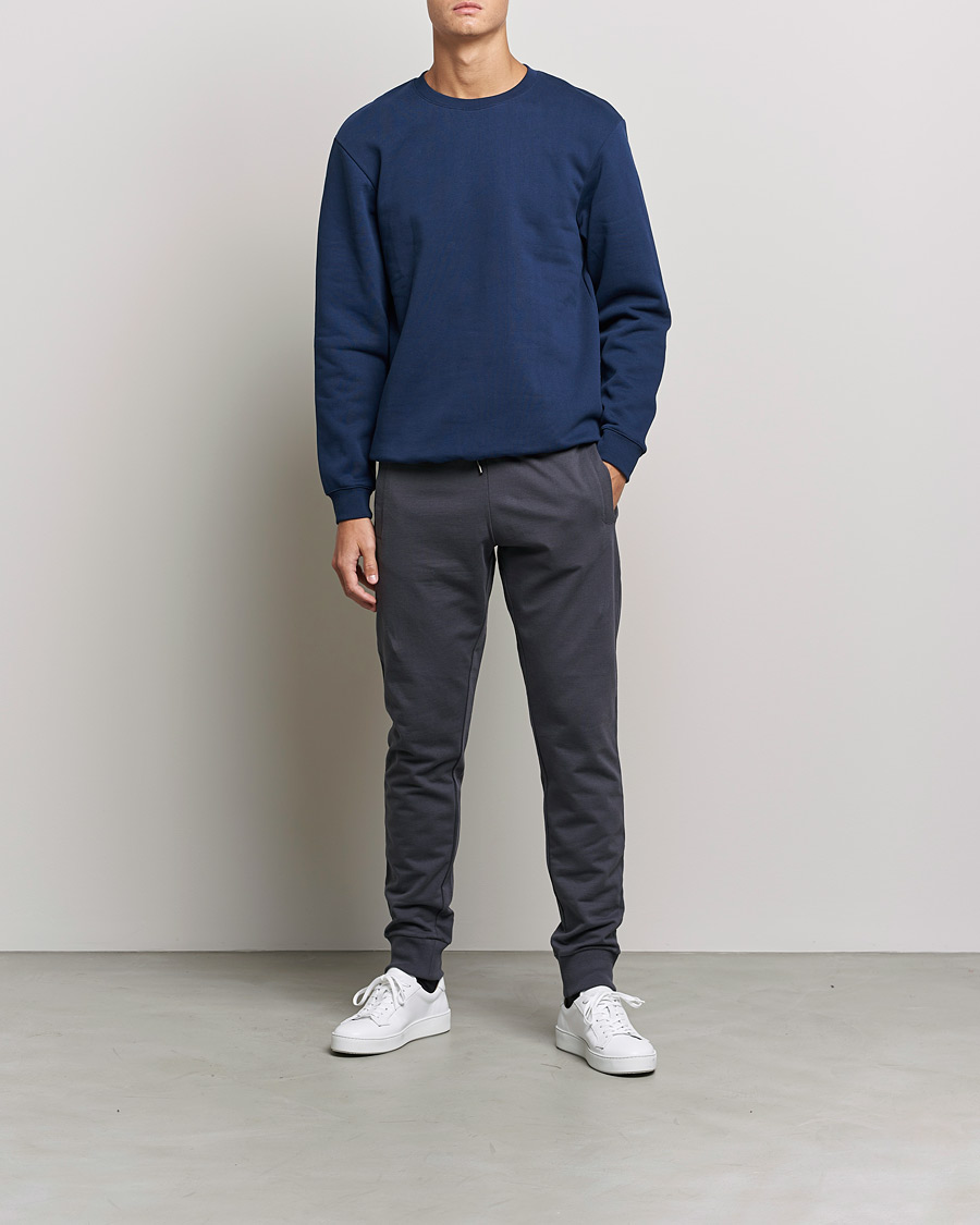 Herren | Pullover | Bread & Boxers | Loungewear Sweatshirt Navy Blue