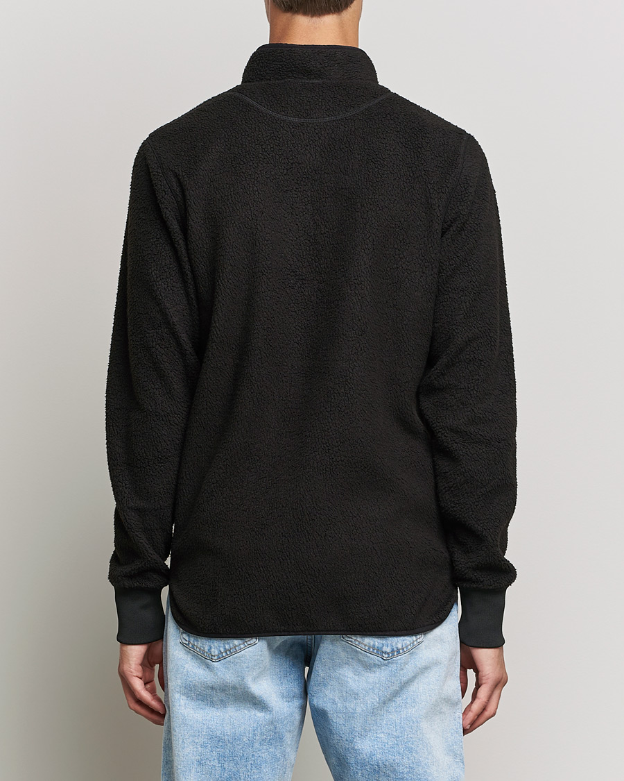 Herren | Pullover | Bread & Boxers | Full Zip Fleece Jacket Black