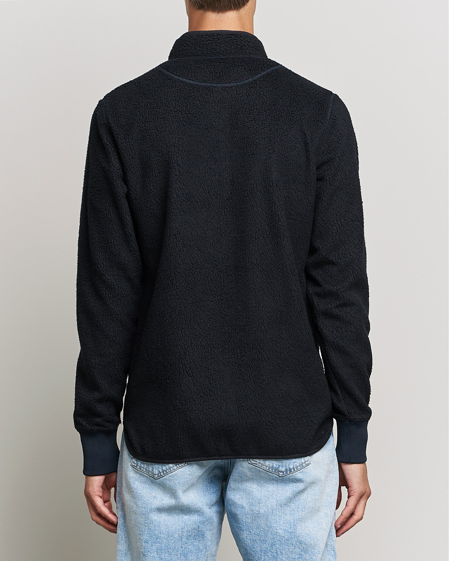 Herren | Pullover | Bread & Boxers | Full Zip Fleece Jacket Navy Blue