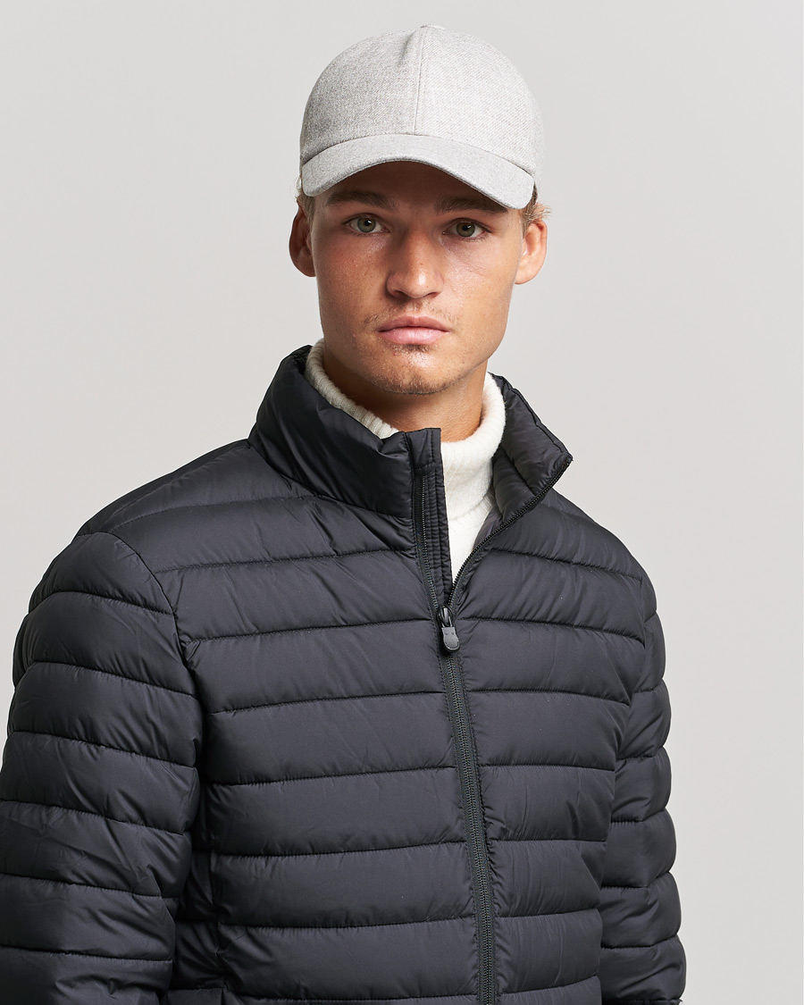 Herren | Brioni Cashmere Flannel Baseball Cap Light Grey | Brioni | Cashmere Flannel Baseball Cap Light Grey