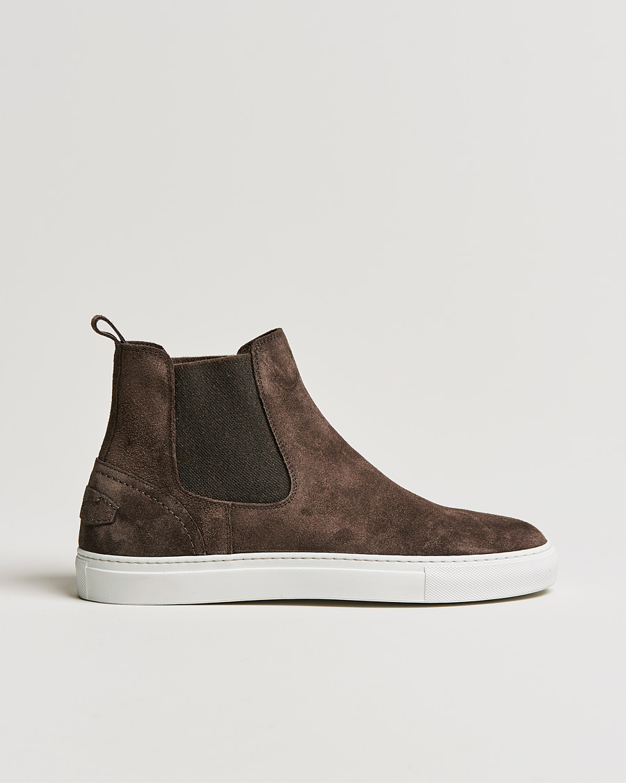 Herren | Brioni Classic Sneakers Dark Brown Suede | Brioni | Classic Sneakers Dark Brown Suede