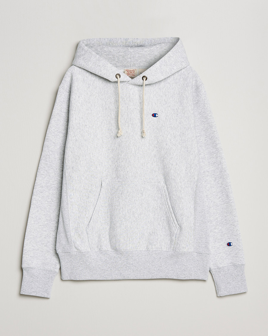 Herren | Pullover | Champion | Reverse Weave Soft Fleece Hood Grey Melange