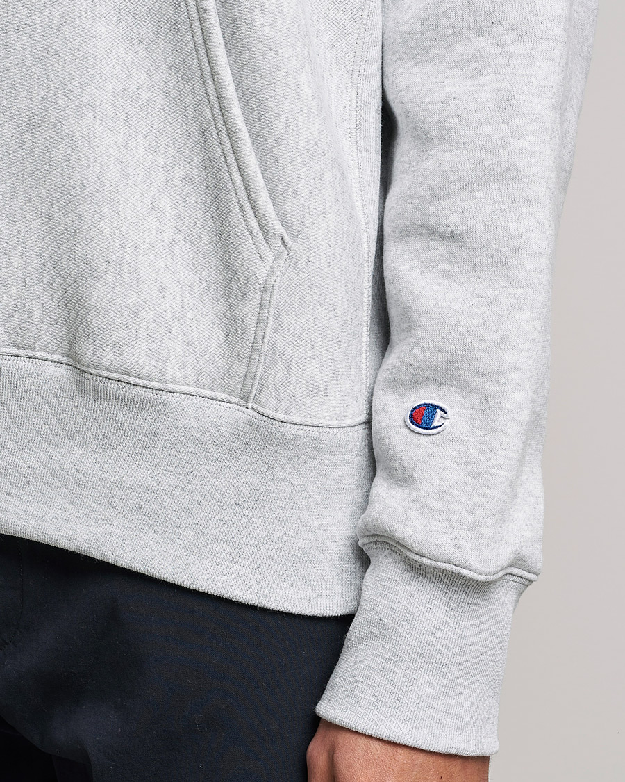 Herren | Pullover | Champion | Reverse Weave Soft Fleece Hood Grey Melange