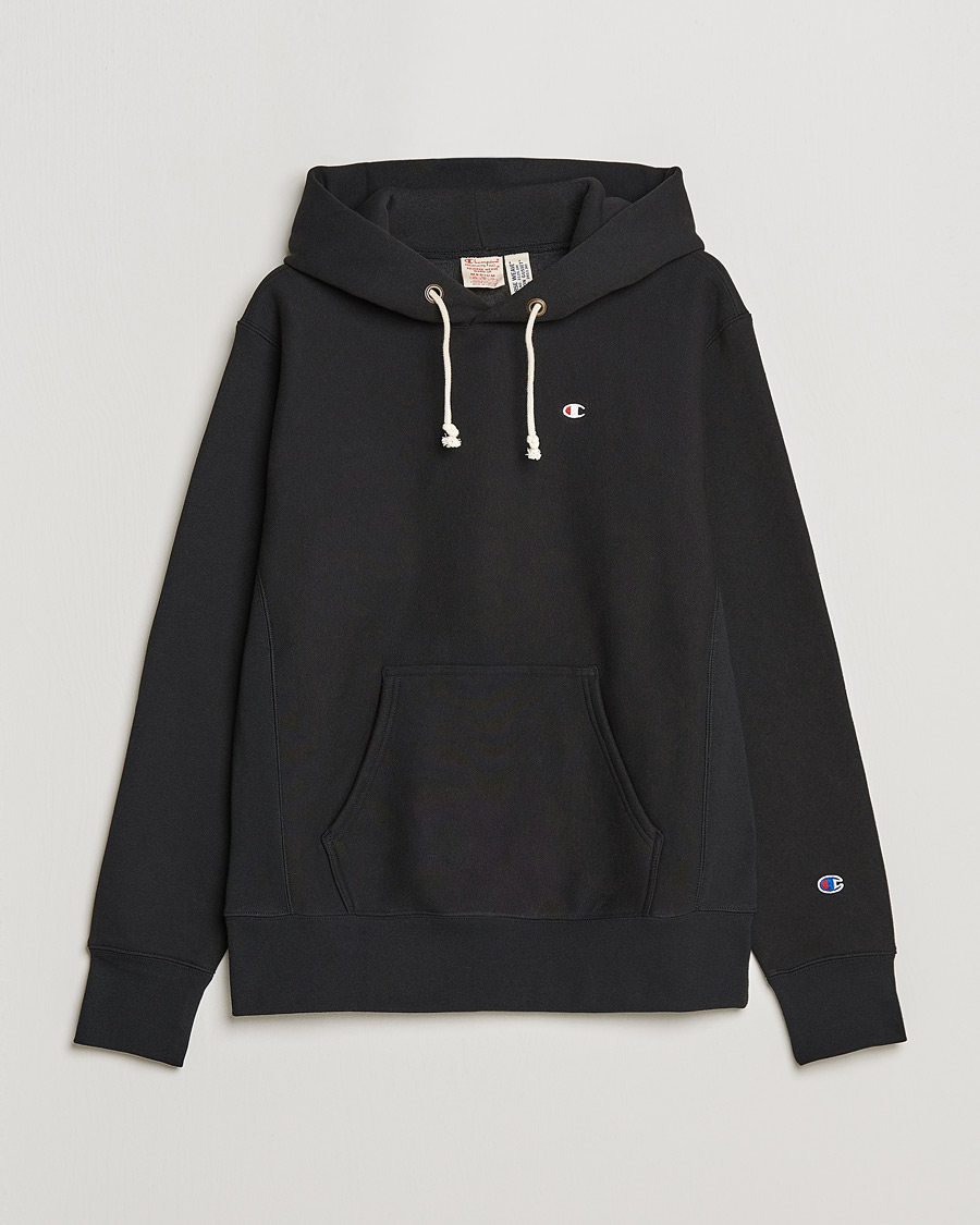 Herren | Pullover | Champion | Reverse Weave Soft Fleece Hood Black