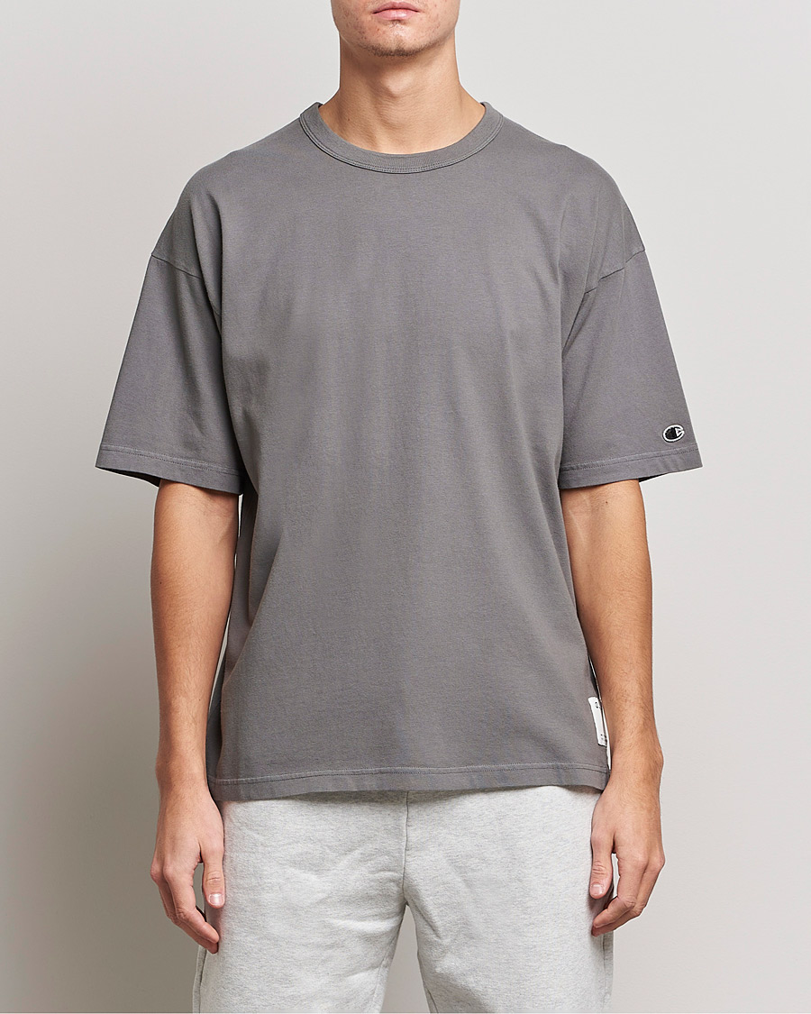 Herren | T-Shirts | Champion | Heritage Garment Dyed T-Shirt Dark Grey