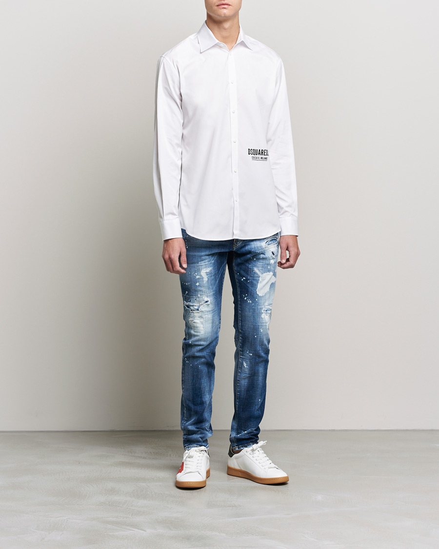 Herren | Hemden | Dsquared2 | Poplin Dress Shirt White
