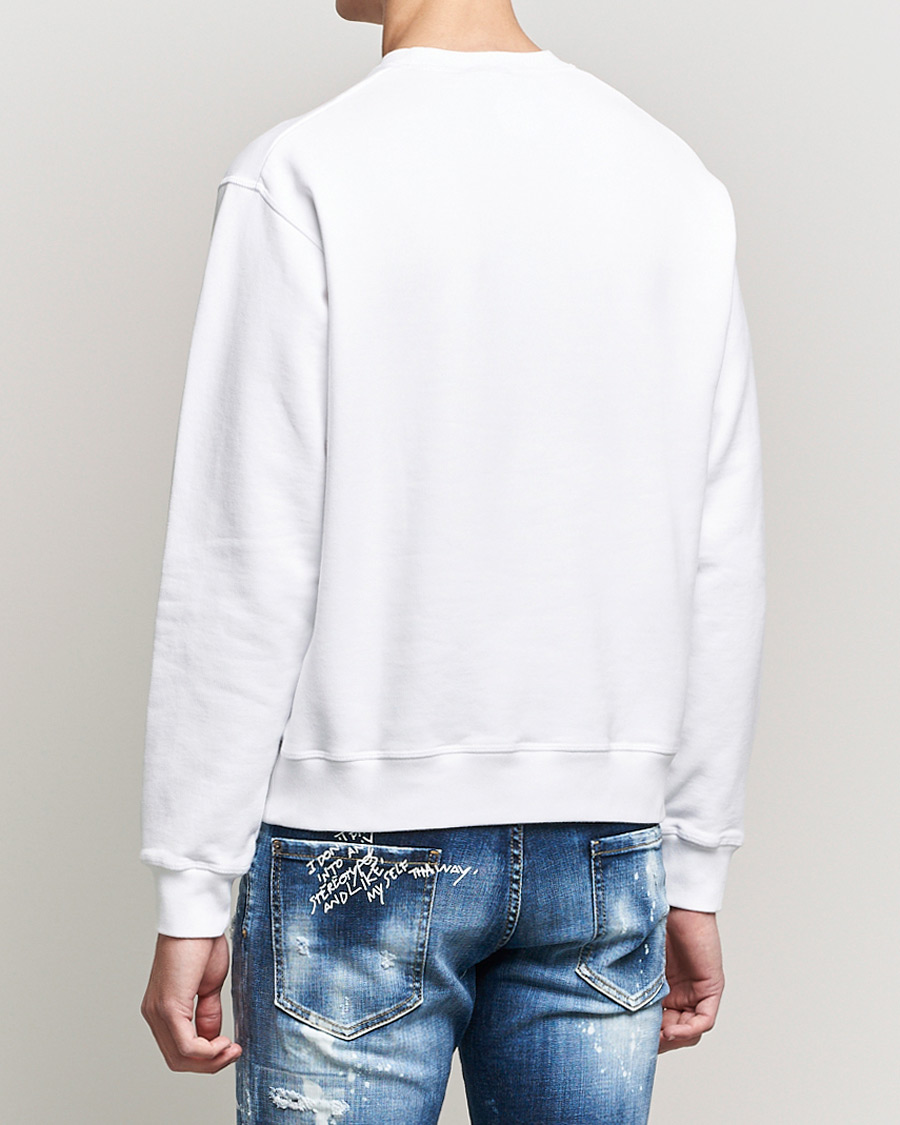 Herren | Pullover | Dsquared2 | Icon Logo Sweatshirt White