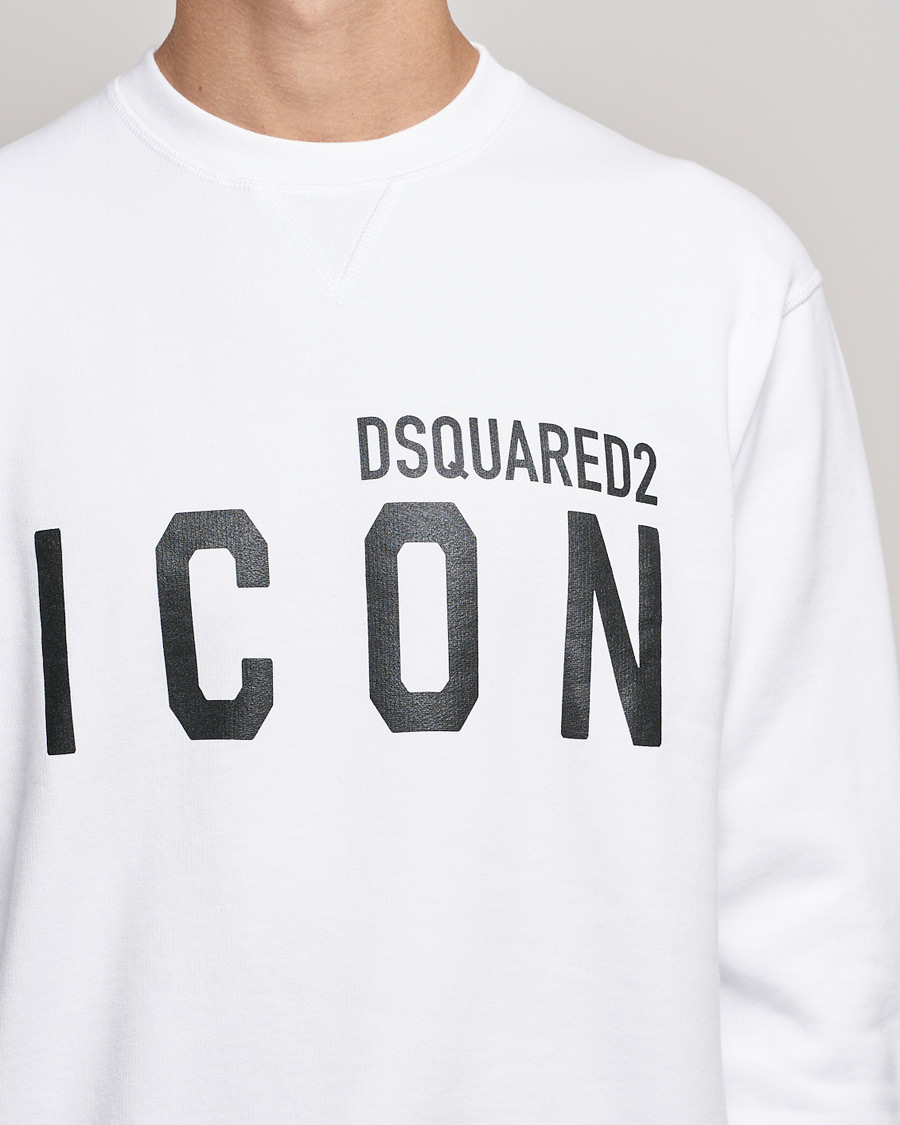 Herren | Pullover | Dsquared2 | Icon Logo Sweatshirt White