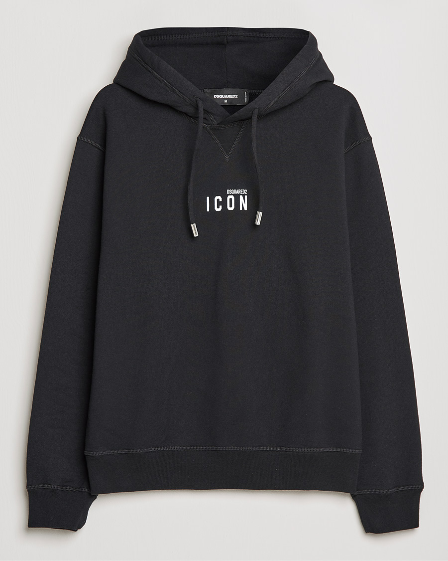 Herren | Pullover | Dsquared2 | Icon small Logo Hoodie Black