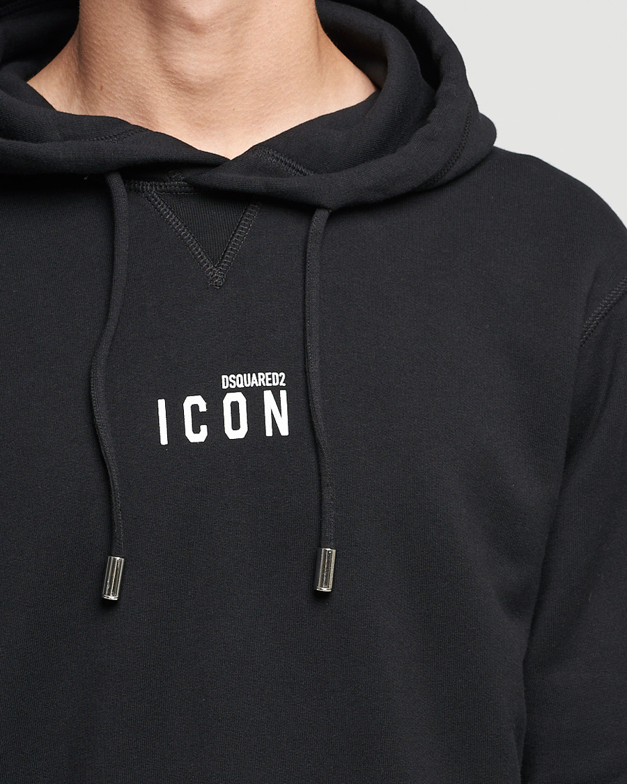 Herren | Pullover | Dsquared2 | Icon small Logo Hoodie Black