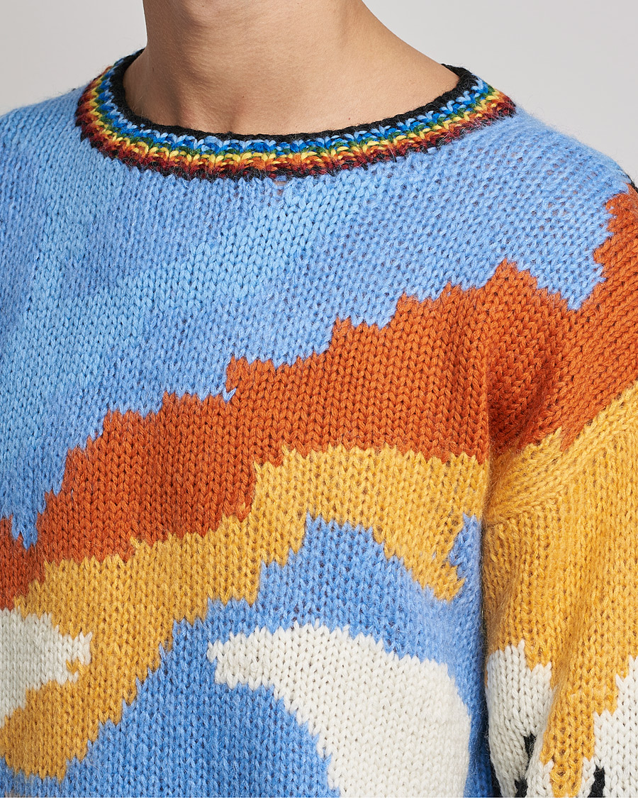 Herren | Pullover | Dsquared2 | Bear Dawns Knitted Sweater Blue/White