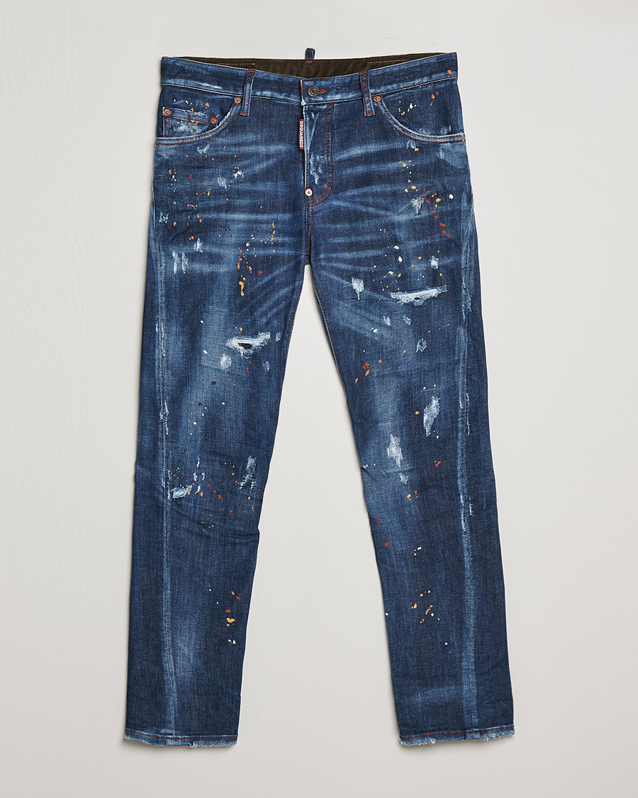 Herren | Jeans | Dsquared2 | Sexy Twist Jeans Deep Blue Wash