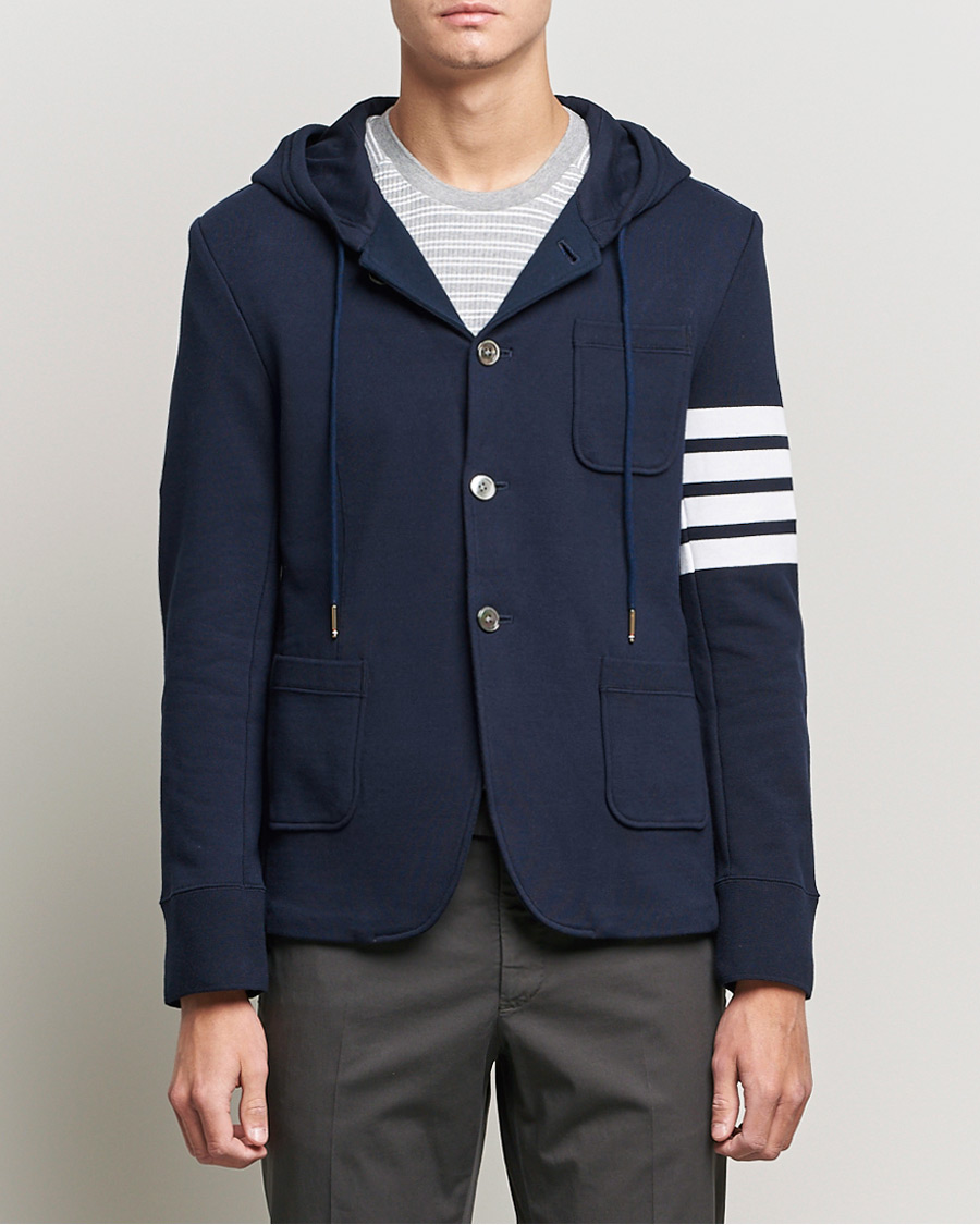 Herren | Sakkos | Thom Browne | Hooded Sport Coat Navy