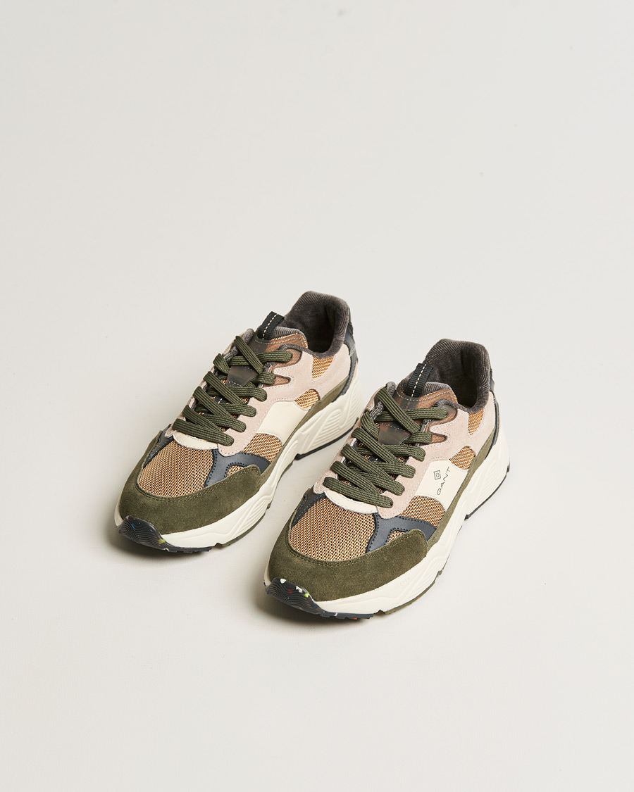 Herren | GANT Profellow Running Sneaker Olive Multi | GANT | Profellow Running Sneaker Olive Multi