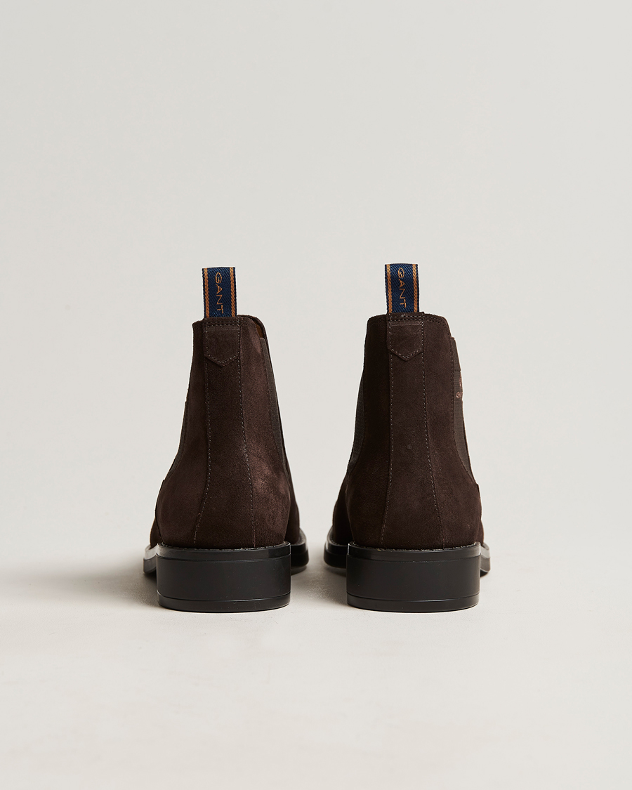 Herren | GANT Brookly Suede Chelsea Boot Dark Brown | GANT | Brookly Suede Chelsea Boot Dark Brown