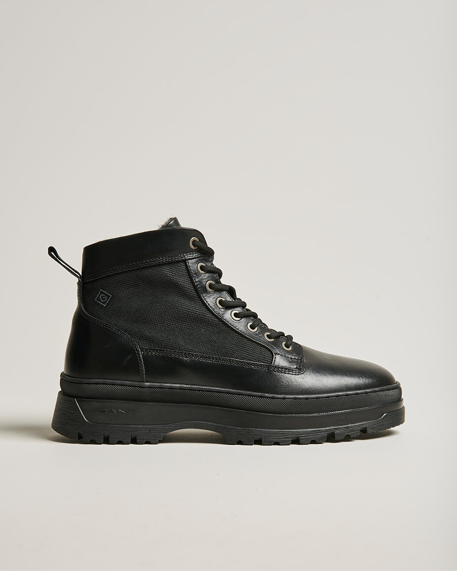 Herren | GANT St Grip Mid Lace Boot Black | GANT | St Grip Mid Lace Boot Black
