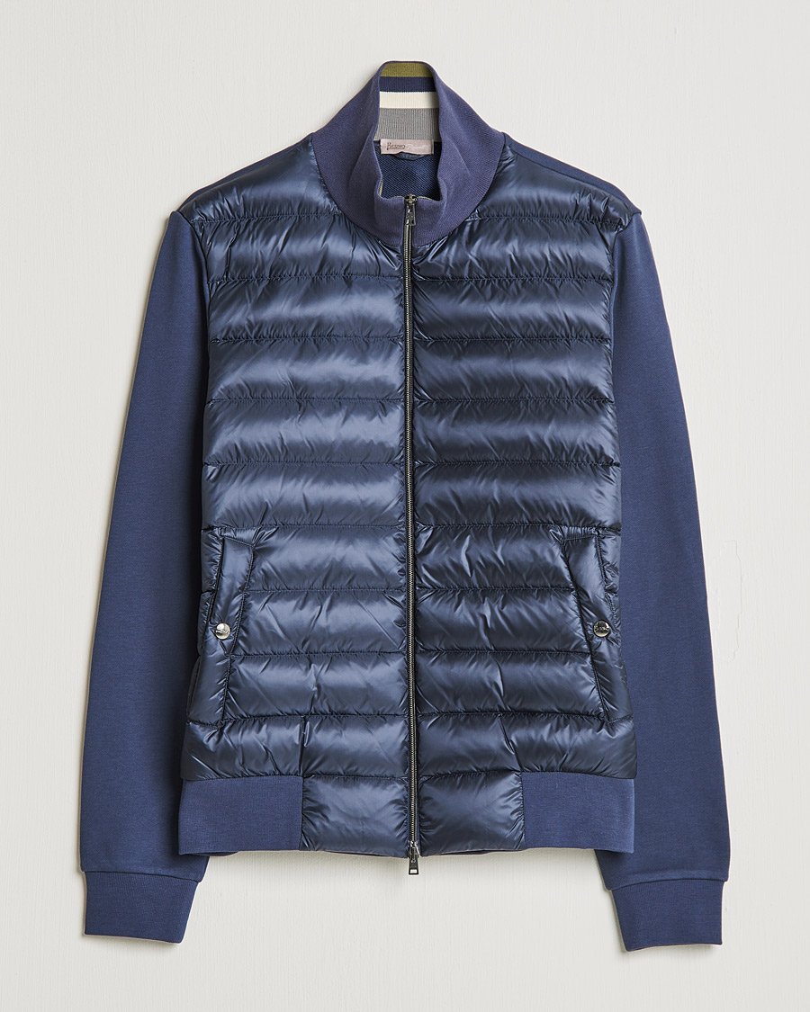 Herren | Jacken | Herno | Jersey Hybrid Jacket Navy