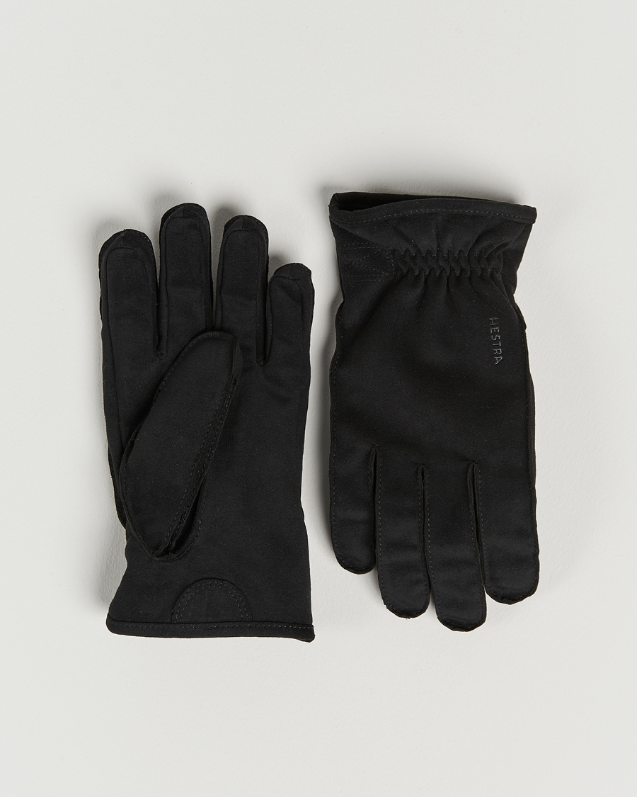 Herren | Hestra Viljar Vegan Nubuck Glove Black | Hestra | Viljar Vegan Nubuck Glove Black