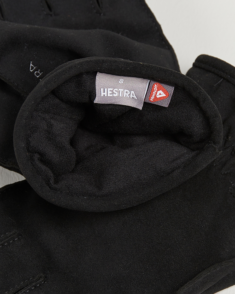 Herren | Hestra Viljar Vegan Nubuck Glove Black | Hestra | Viljar Vegan Nubuck Glove Black