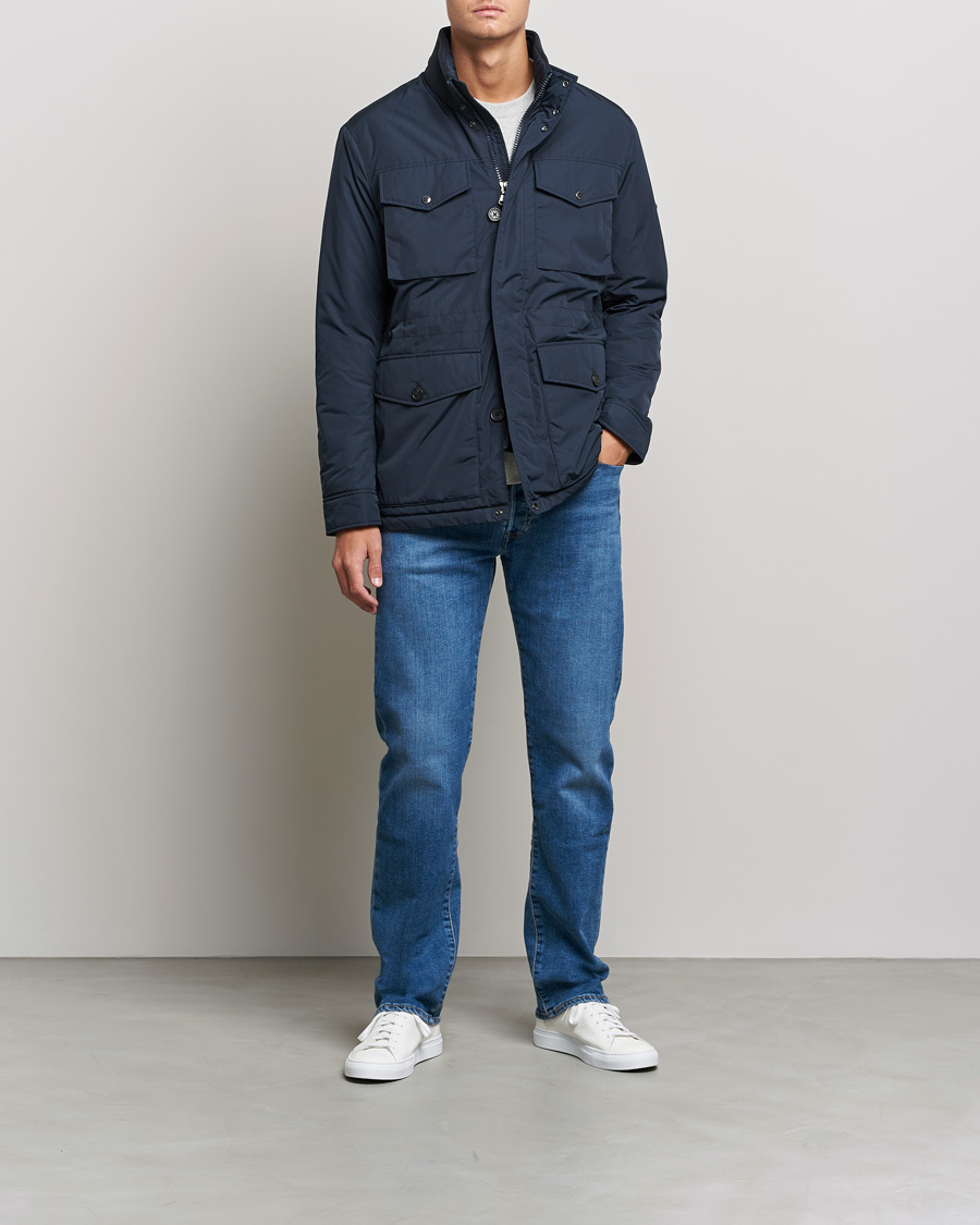 Herren | Jacken | J.Lindeberg | Acer Padded Field Jacket Navy