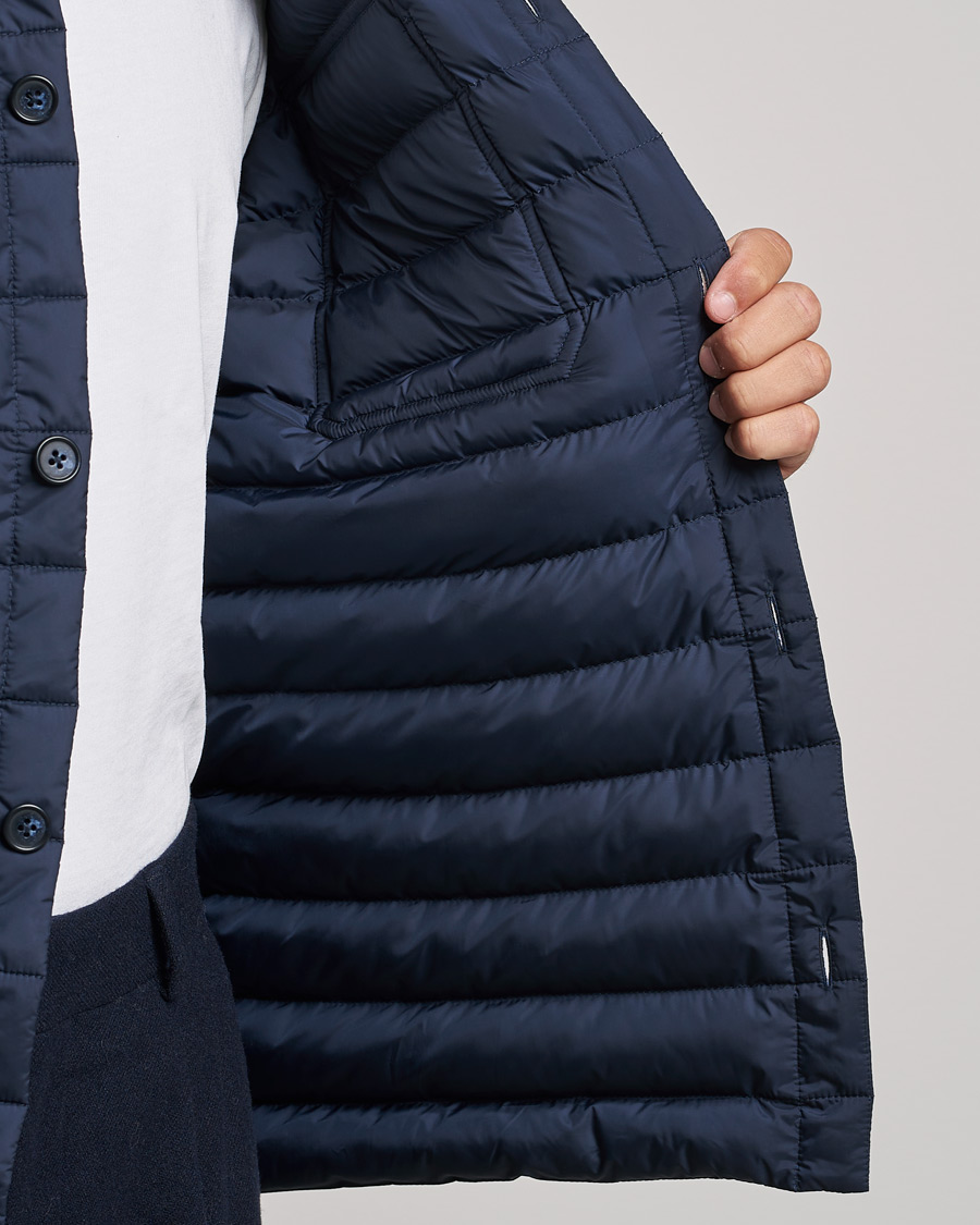 Herren | Hemden | J.Lindeberg | Gorman Quilted Overshirt Navy