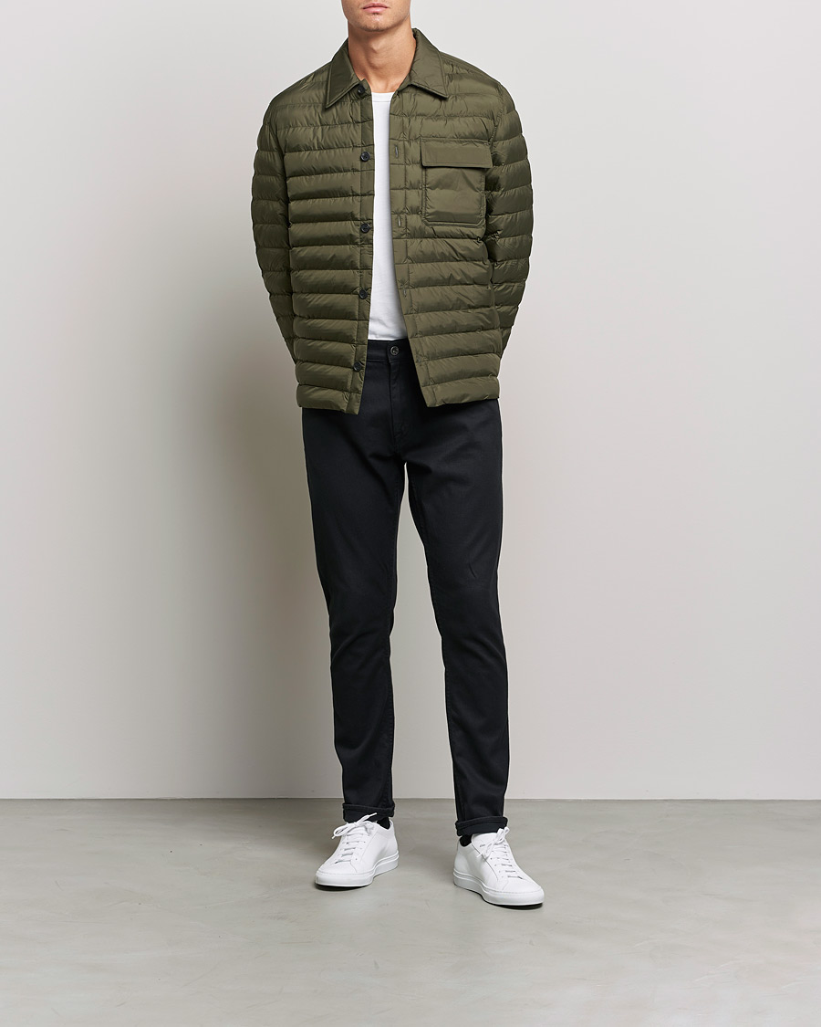 Herren | Hemden | J.Lindeberg | Gorman Quilted Overshirt Forest Green