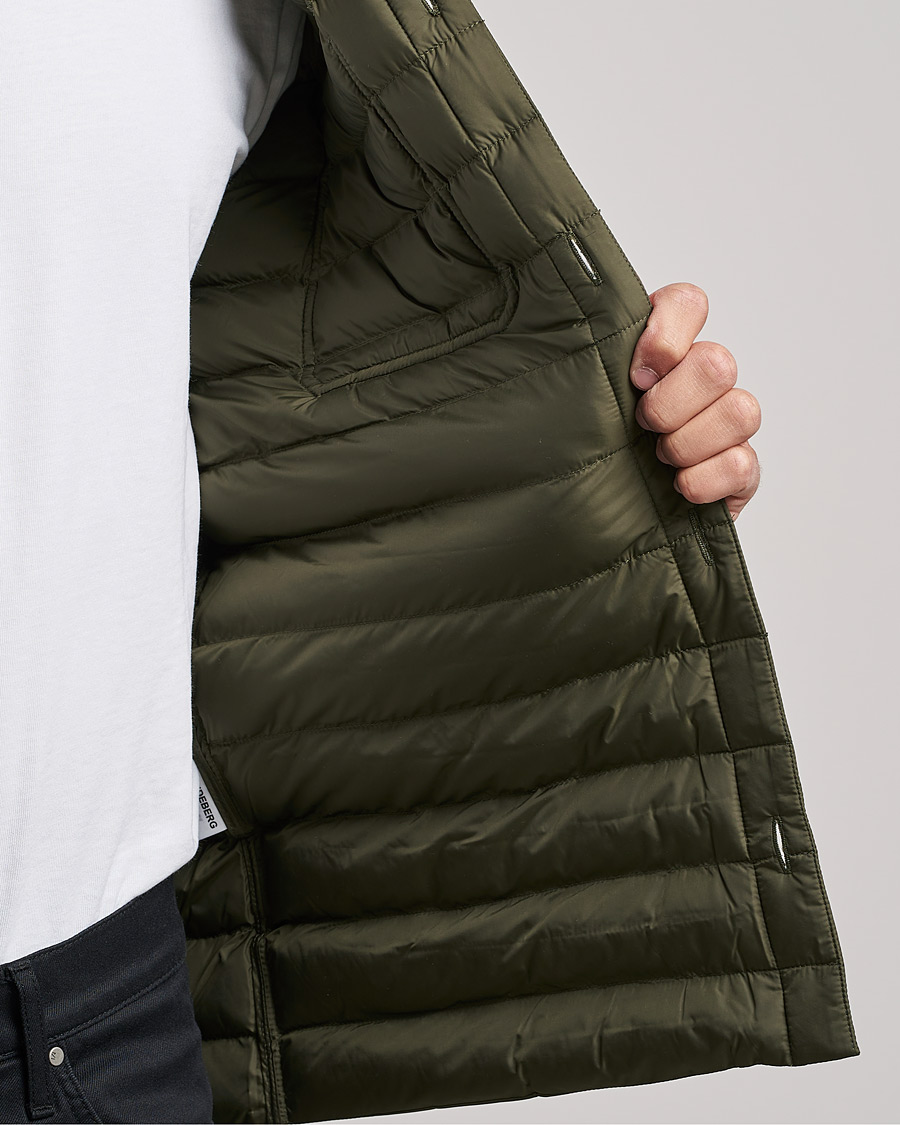 Herren | Hemden | J.Lindeberg | Gorman Quilted Overshirt Forest Green