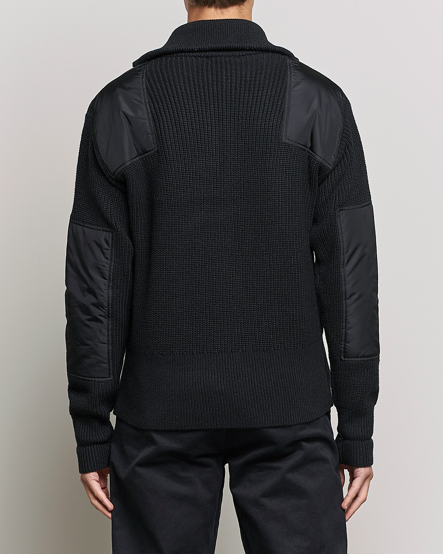 Herren | Pullover | J.Lindeberg | Ethan Chunky Half Zip Black