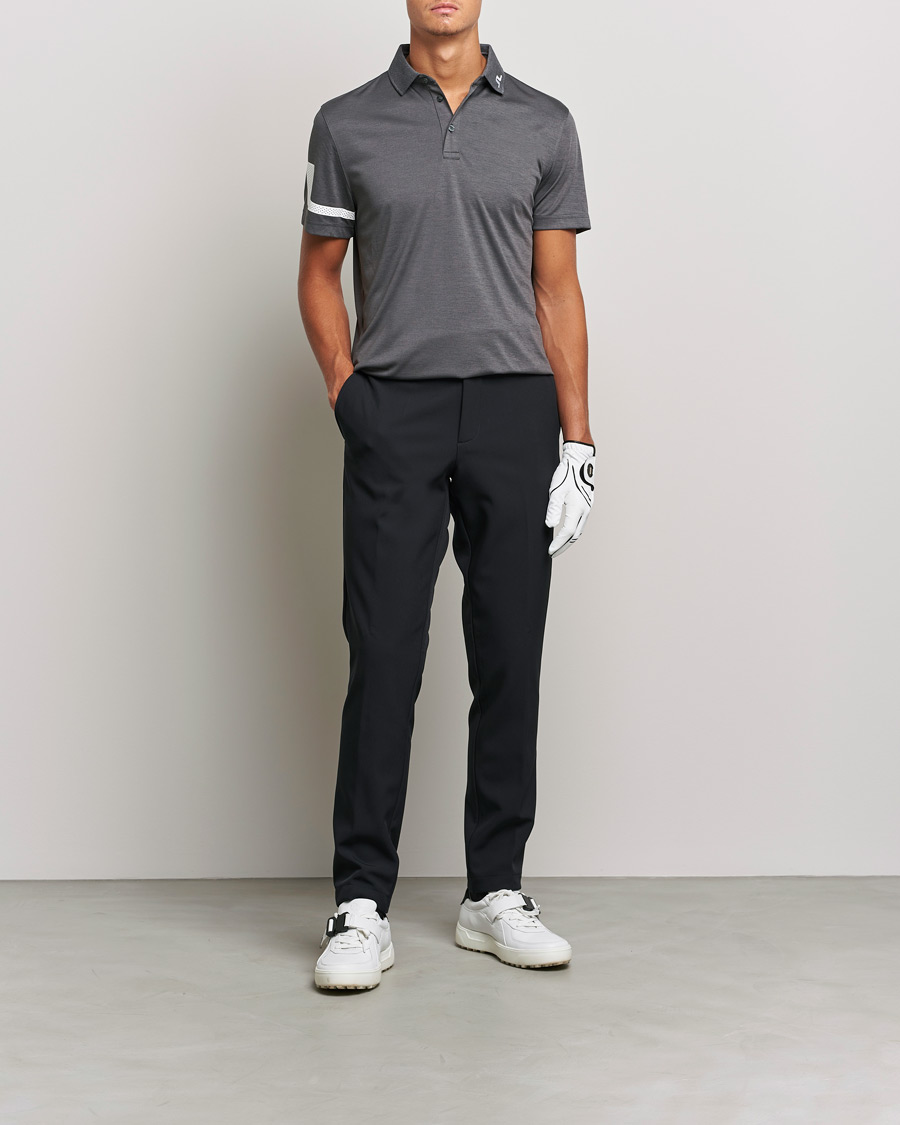 Herren | Hosen | J.Lindeberg | Ellot Bonded Fleece Pants Black