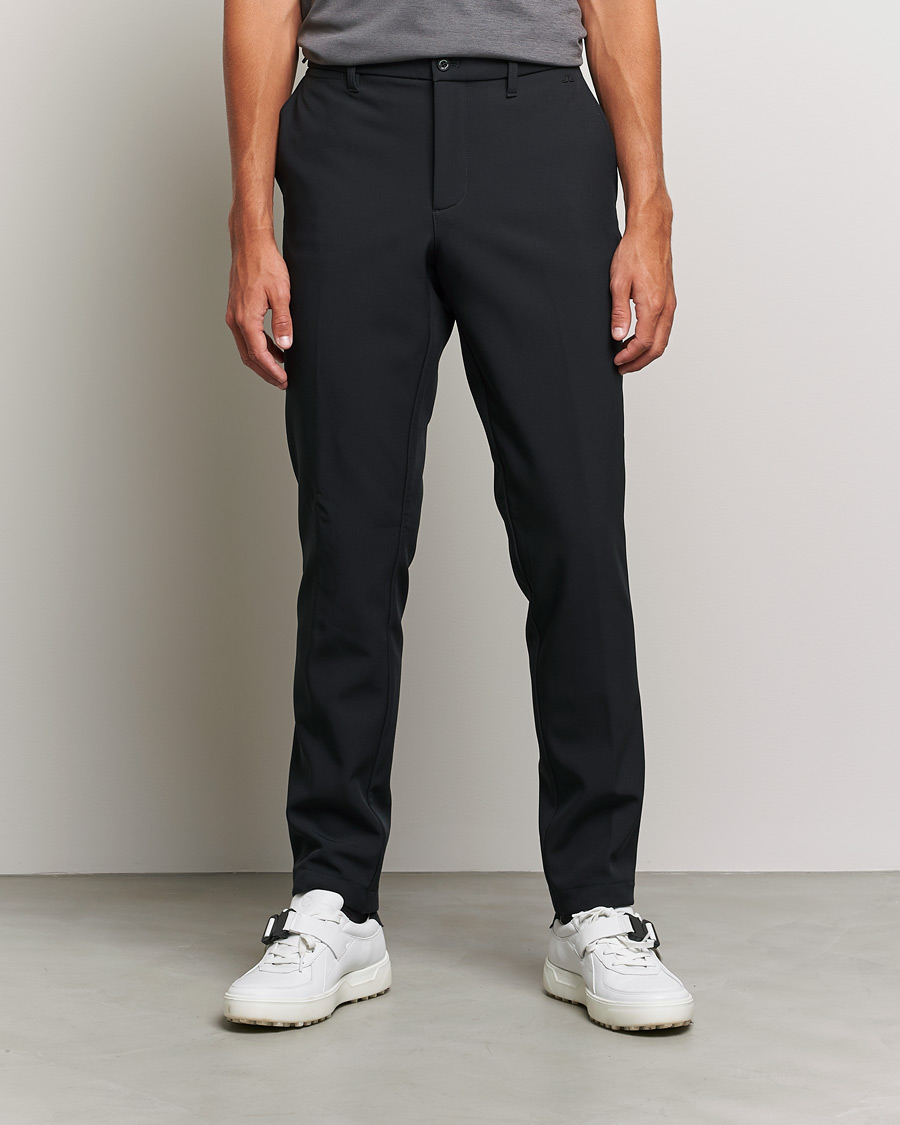 Herren | Hosen | J.Lindeberg | Ellot Bonded Fleece Pants Black