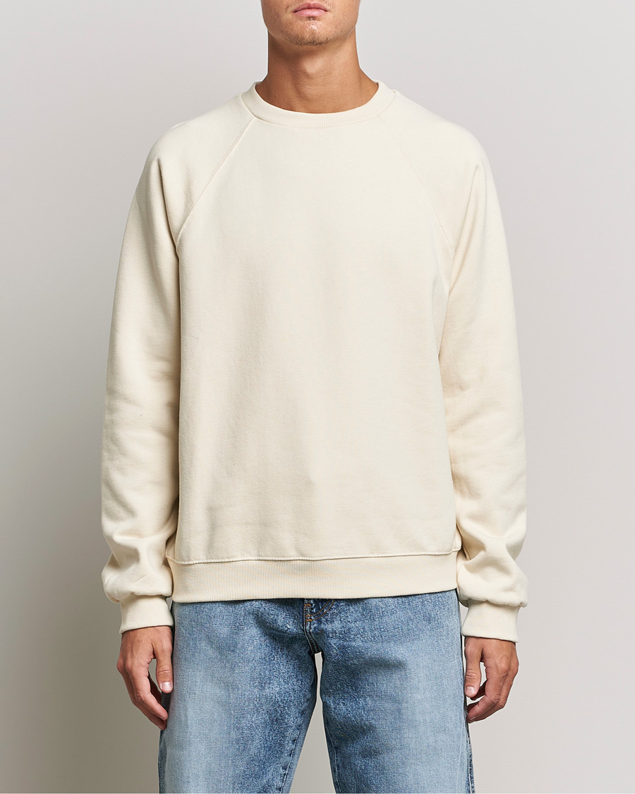 Herren | Pullover | Jeanerica | Arc Raglan Sweater Shortbread Beige