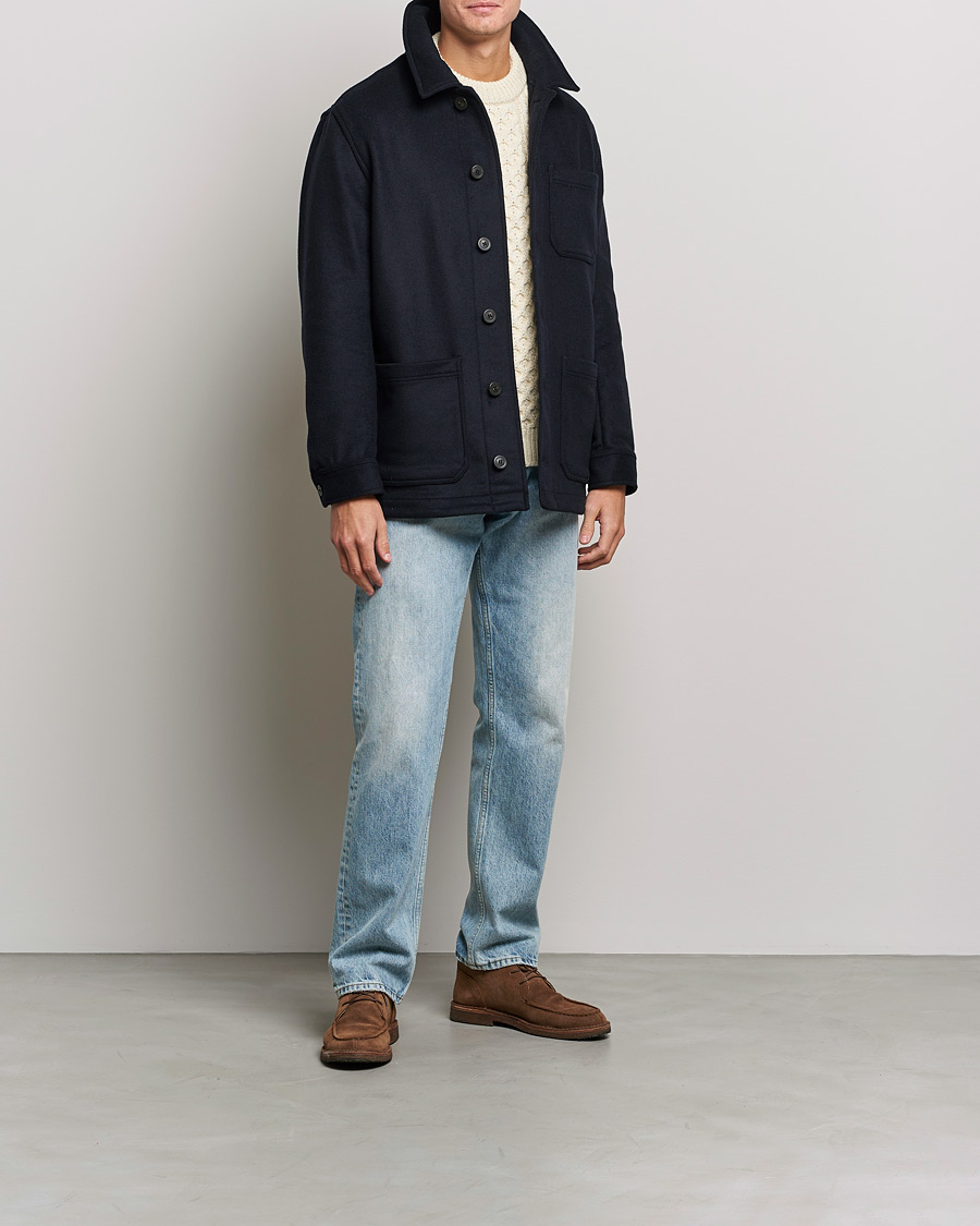 Herren | Jacken | Armor-lux | Veste Heriagte Wool Jacket Navy