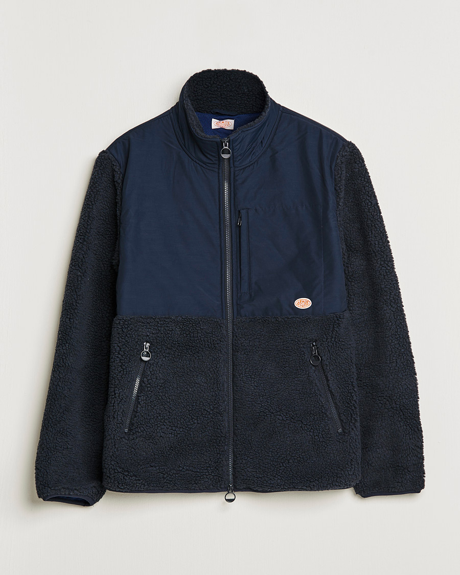 Herren | Pullover | Armor-lux | Sherpa Fleece Jacket Navy