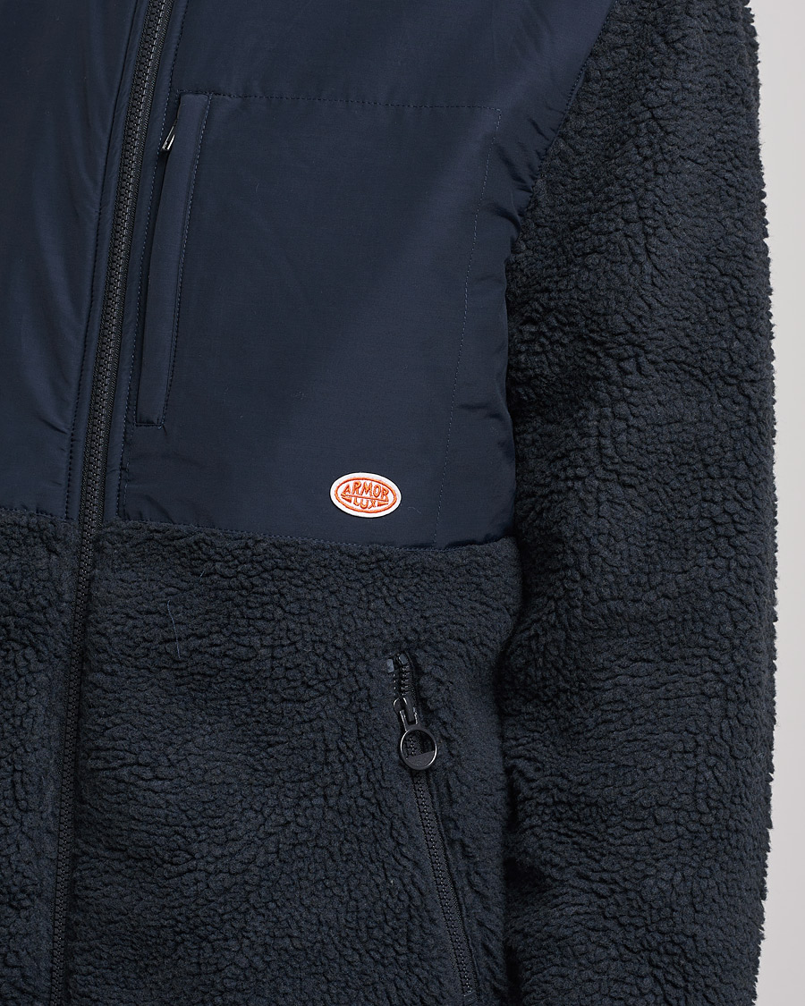 Herren | Pullover | Armor-lux | Sherpa Fleece Jacket Navy