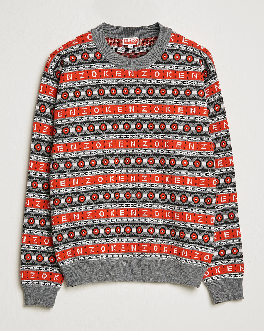 Herren | Pullover | KENZO | Jacquard Jumper Medium Red