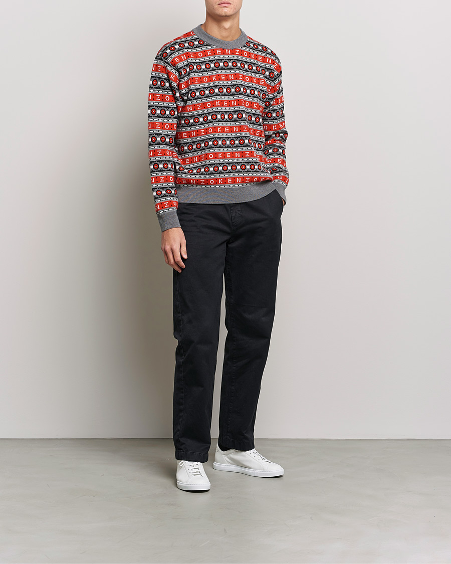 Herren | Pullover | KENZO | Jacquard Jumper Medium Red
