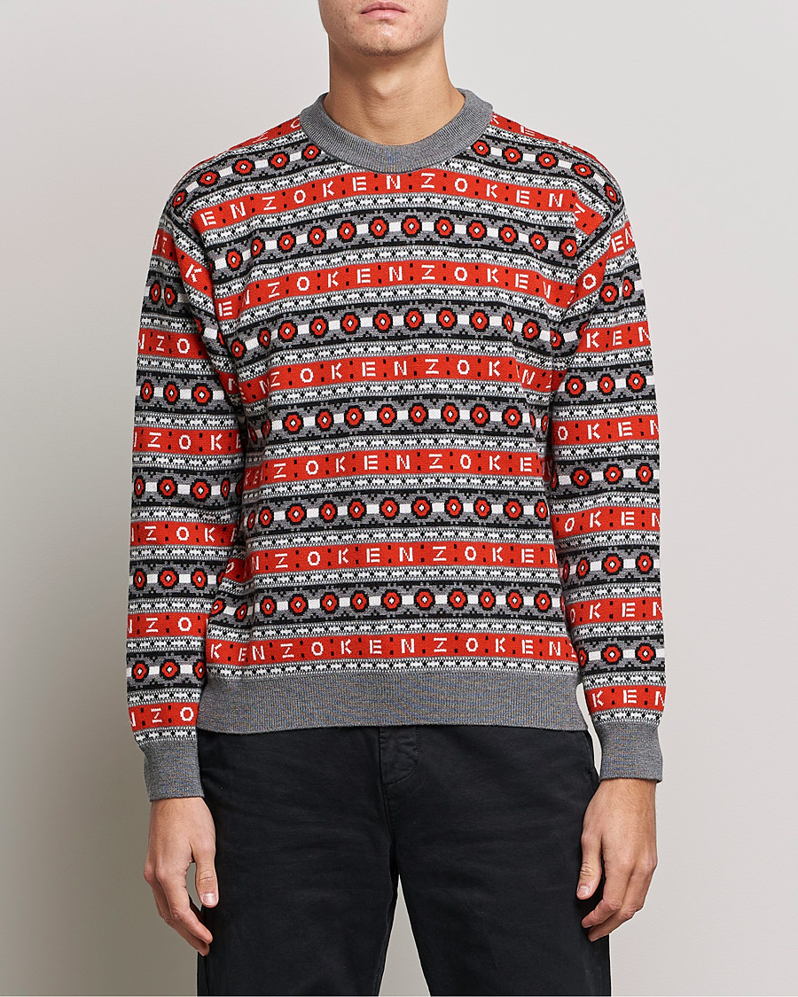 Herren | Pullover | KENZO | Jacquard Jumper Medium Red