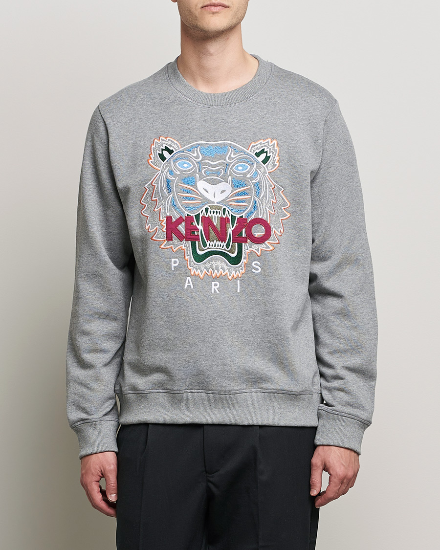 Herren | Pullover | KENZO | Icon Tiger Sweatshirt Grey