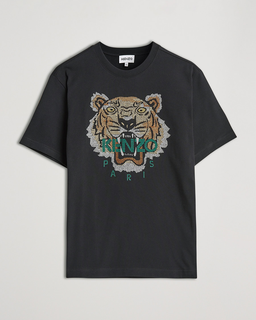 Herren | T-Shirts | KENZO | Original Tiger Crew Neck Tee Black