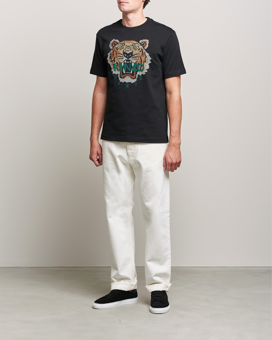 Herren | T-Shirts | KENZO | Original Tiger Crew Neck Tee Black