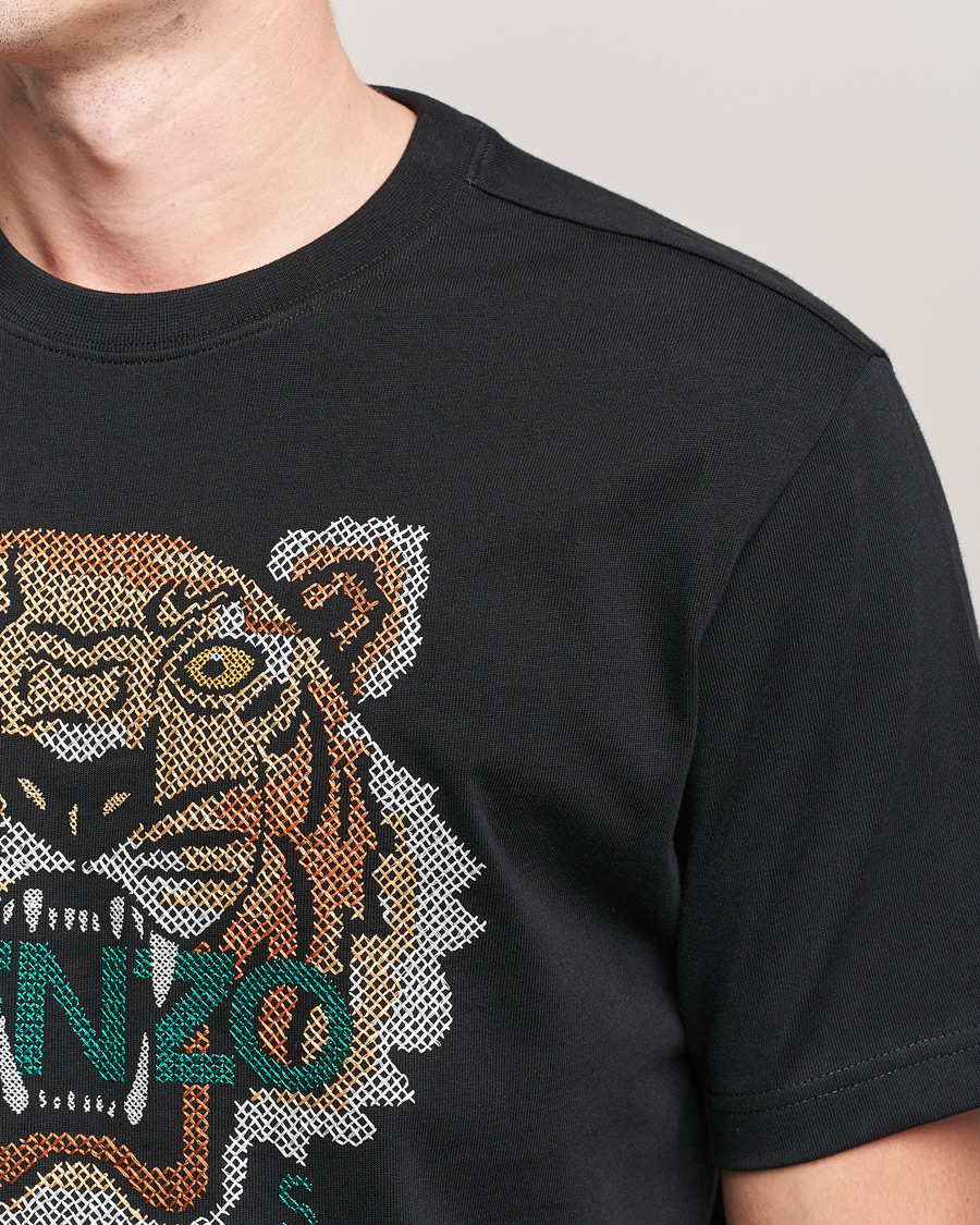 Herren | T-Shirts | KENZO | Original Tiger Crew Neck Tee Black