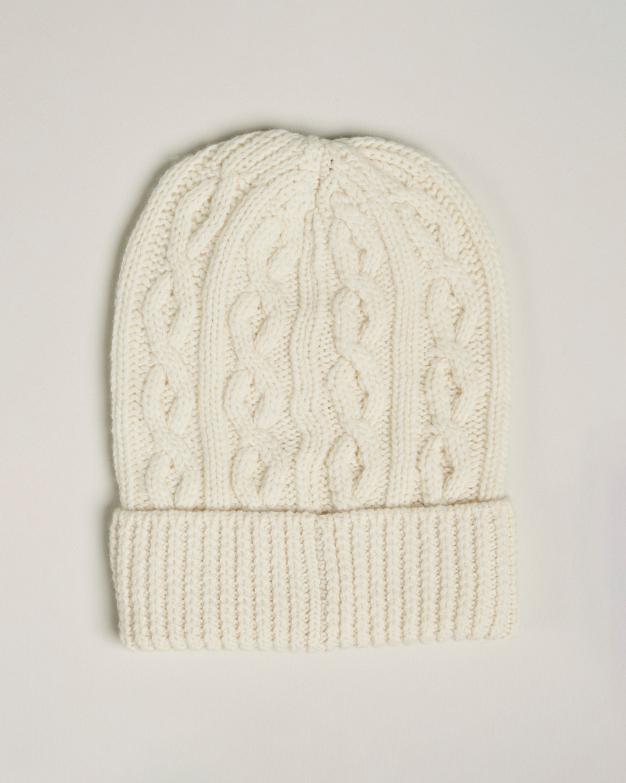 Herren | KENZO Wool Beanie Off White | KENZO | Wool Beanie Off White