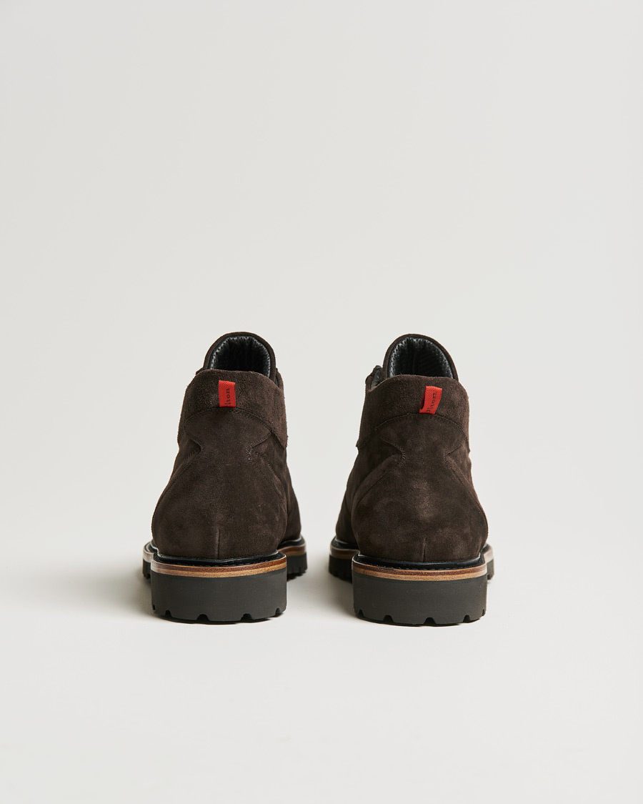 Herren | Kiton St Moritz Winter Boots Dark Brown Suede | Kiton | St Moritz Winter Boots Dark Brown Suede