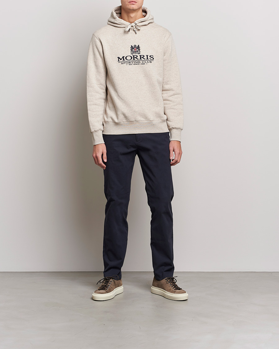 Herren | Pullover | Morris | Trevor Logo Hoodie Khaki